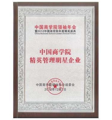 中国商学院精英管理明星企业