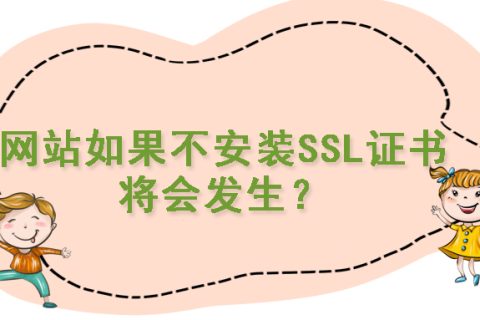 不安装SSL证书将会遭受哪些风险