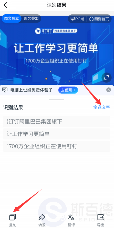 全选复制