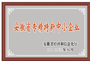 安徽省专精特新中小企业