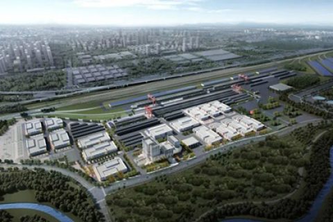 合肥国际陆港项目效果图