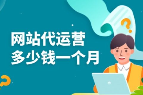 网站代运营多少钱一个月