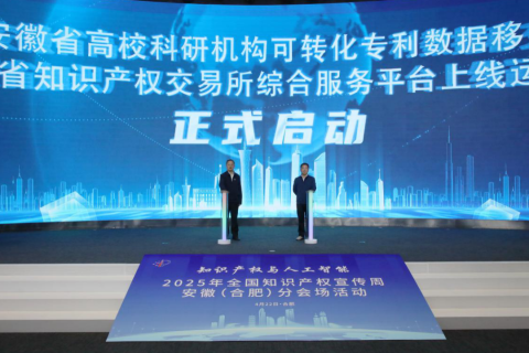 安徽省上线知识产权综合服务平台