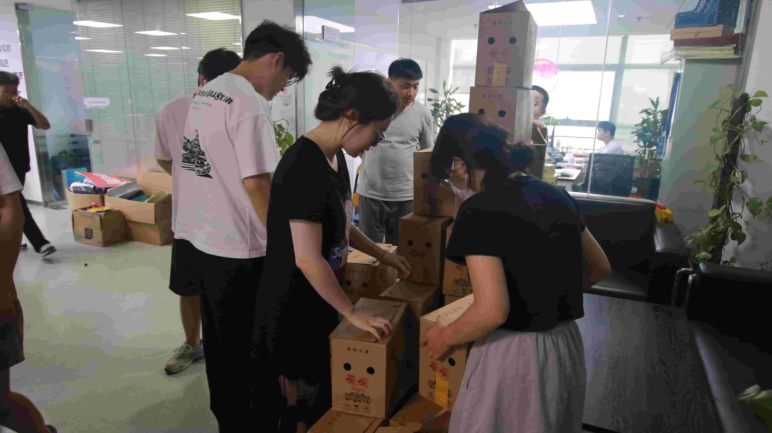 发放现场