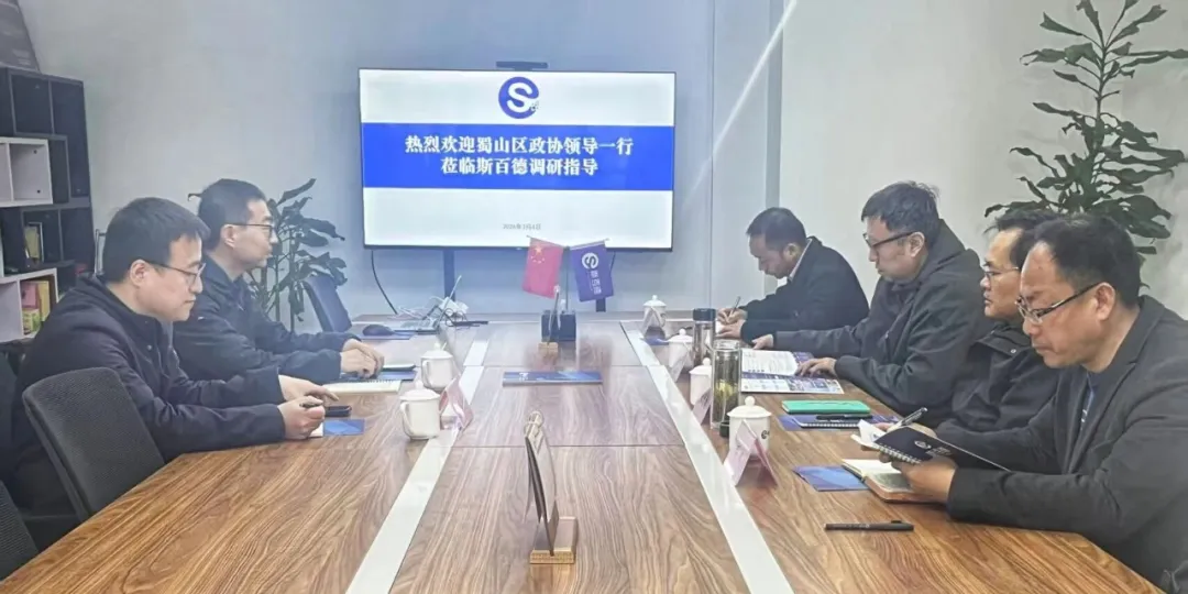 蜀山区政协领导莅临斯百德调研指导